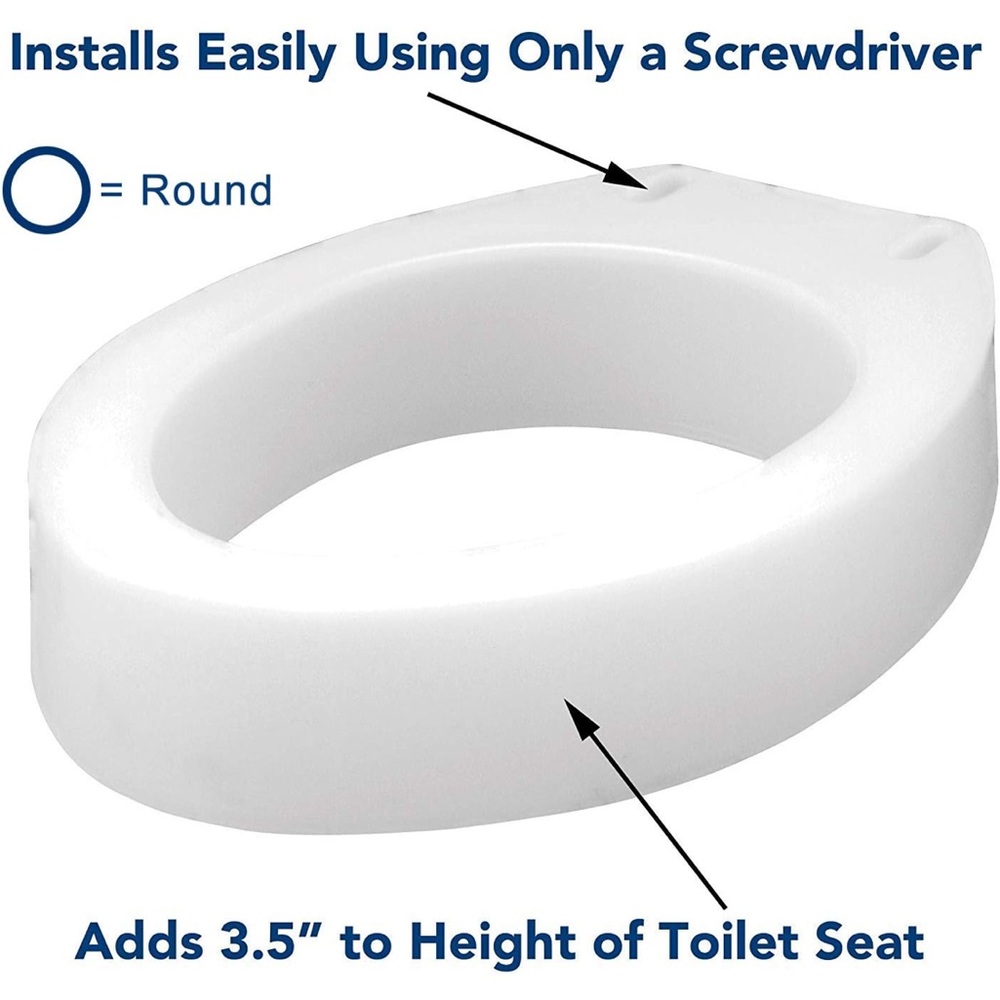 White Toilet Seat Riser